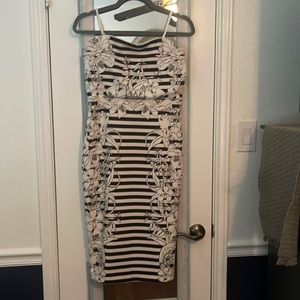 Express bodycon dress with removable straps. Size 10